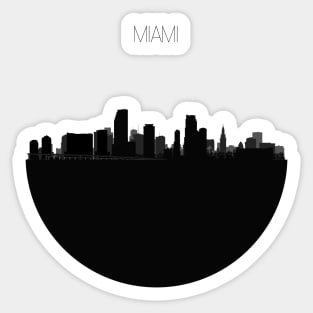 Miami Skyline Sticker